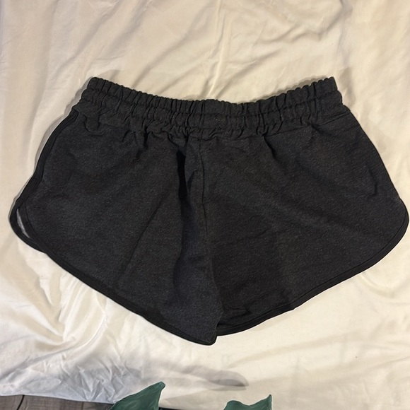 Women's Gray Athletic Shorts - Picture 6 of 6